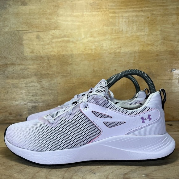 Under Armour Charged Breathe Trainer 2 Lux Womens Size 7.5 Running Shoes Purple - Picture 3 of 8